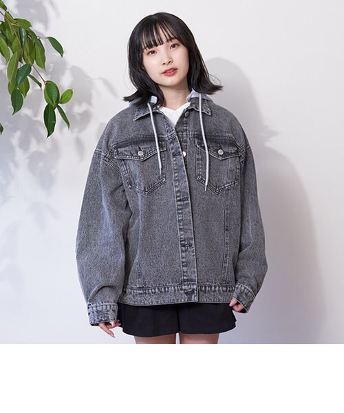 デニムルーズGジャン｜ラブトキシックの通販｜&mall（アンドモール