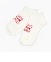 フロントロゴスニーカー丈ソックス