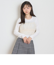 チュールビスチェインナーSET