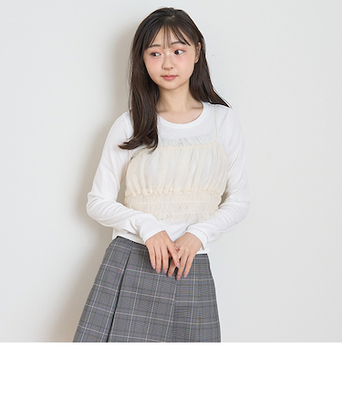 チュールビスチェインナーSET