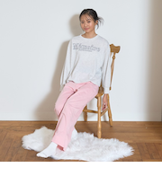 【ルームウェア/パジャマ】長袖Tシャツ＆パンツセット