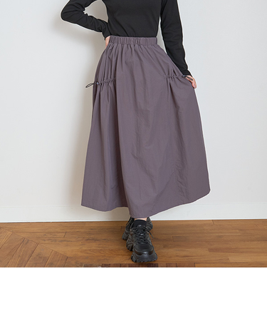【LTXC】ギャザーロングスカート