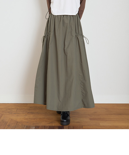 【LTXC】ギャザーロングスカート