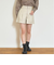 【LTXC】レザー風ジップショートパンツ