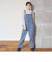 デニムオールインワン
