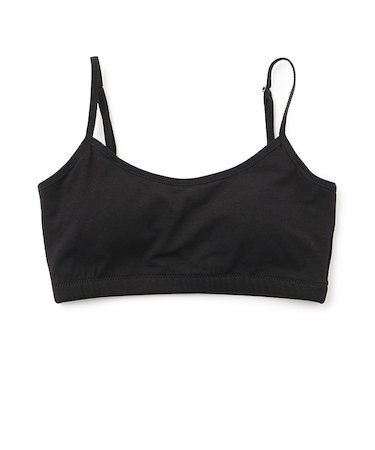 【ベーシック】【抗菌防臭/吸水速乾/さらさら】綿混キャミハーフトップ