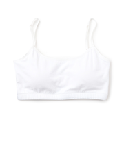 【ベーシック】【抗菌防臭/吸水速乾/さらさら】綿混キャミハーフトップ