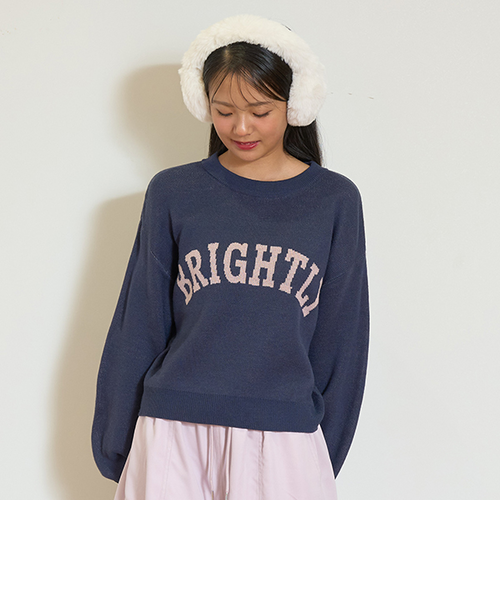 GOODPRICE】ジャガードクロップドニット｜ラブトキシックの通販｜&mall