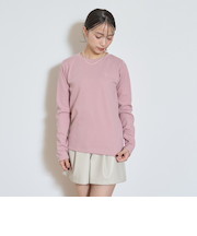 【ベーシック/裏起毛】テレコ長袖Tシャツ