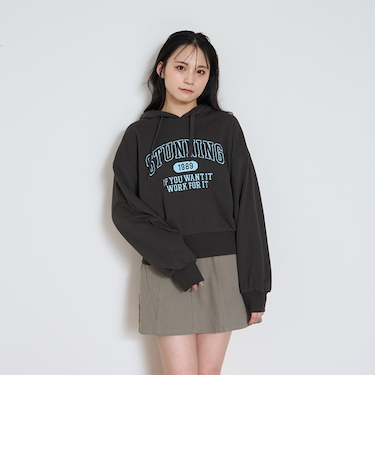 【GOODPRICE】カレッジコンパクトプルパーカ