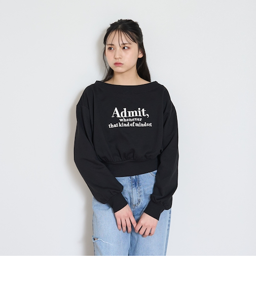 オフショルプルオーバー