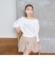 オフショルプルオーバー