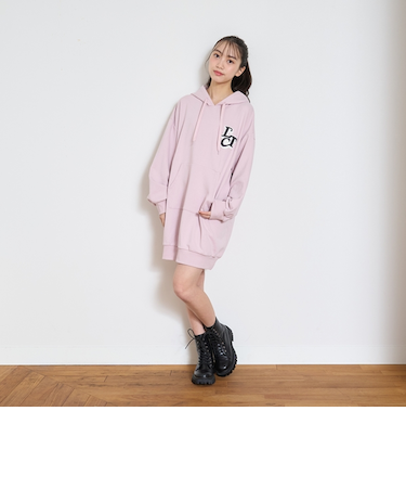 【GOODPRICE】サガラワンポパーカワンピース