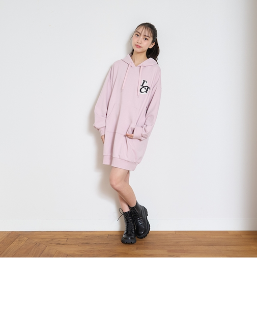 【GOODPRICE】サガラワンポパーカワンピース