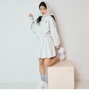 ダンボールバルーンスカート
