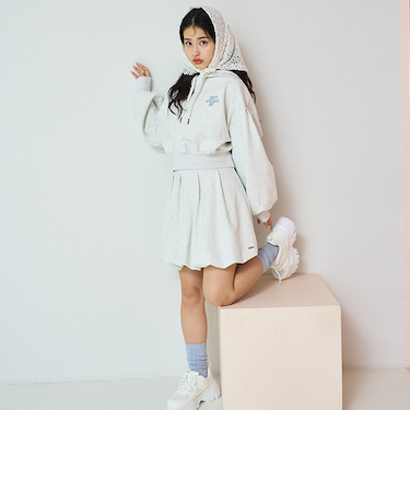 ダンボールバルーンスカート