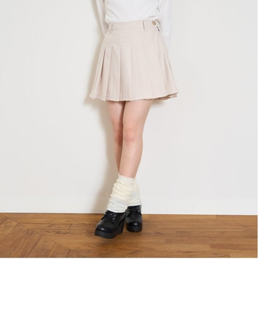 【イージーケア】【GOODPRICE】プリーツスカート