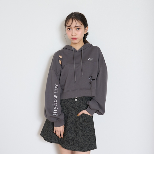 LTXC】ダメージクロップドパーカ｜ラブトキシックの通販｜&mall