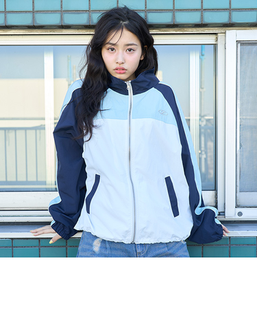 【LTXC】【撥水】ルーズラインブルゾン