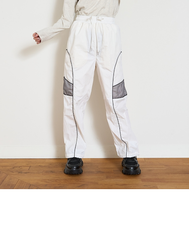 【LTXC】撥水_パイピングトラックパンツ
