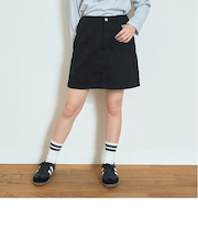 【ベーシック】【GOODPRICE】デニム・ツイル台形スカパン