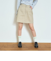 【ベーシック】【GOODPRICE】デニム・ツイル台形スカパン