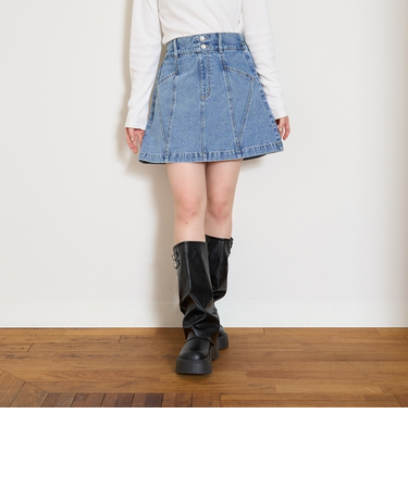 【GOODPRICE】オシャ見え切替えスカート