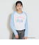 【ケアベア】【綿100％】ラグランクロップド長袖Tシャツ