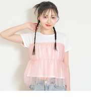 レイヤード半袖Tシャツ