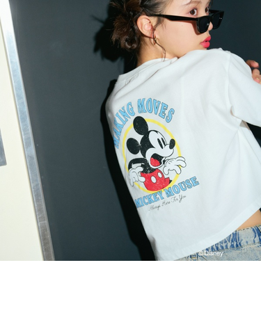 【Disney】クロップドTシャツ