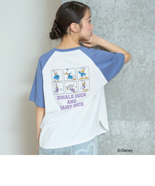 【Disney】ルーズラグランTシャツ