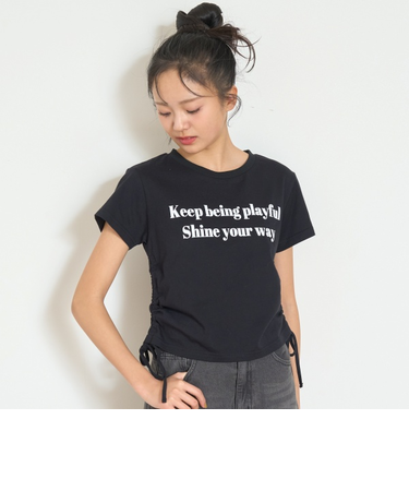 【LTXC】【akane】【吸水速乾/さらさら】ドロストTシャツ