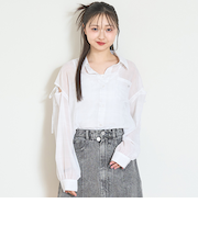 チェックシアーシャツ