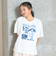 【7days】【GOODPRICE】【綿100％】パリ転写プリントTシャツ
