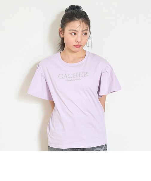 【7days】【GOODPRICE】【綿100％】袖フレアTシャツ
