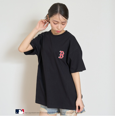 【LTXC】【MLB】【吸水速乾/さらさら】【綿100％】ルーズTシャツ