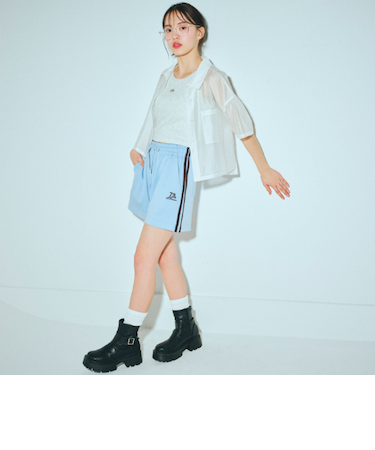 【LTXC】【接触冷感/ひんやり】【GOODPRICE】ラインショートパンツ