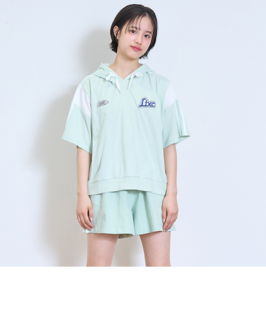 【LTXC】【GOODPRICE】【綿100％】ラインパーカセットアップ
