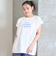 【7days】【GOODPRICE】【綿100％】フレンチ袖リブTシャツ