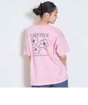 【7days】【綿100%】フラワーポケットBIGTシャツ