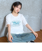 【GOODPRICE】【綿100％】サークルロゴ刺しゅうTシャツ