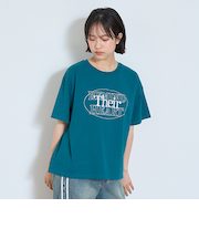 【GOODPRICE】【綿100％】サークルロゴ刺しゅうTシャツ