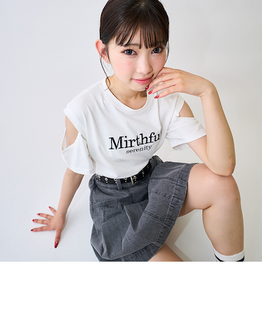 【接触冷感/ひんやり】肩あきTシャツ