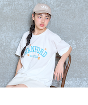 【GOODPRICE】【綿100％】フラワーカレッジTシャツ