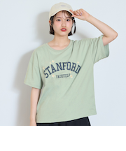 【GOODPRICE】【綿100％】フラワーカレッジTシャツ