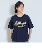 【GOODPRICE】【綿100％】フラワーカレッジTシャツ