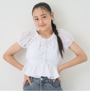 チェックオフショルインナーセット