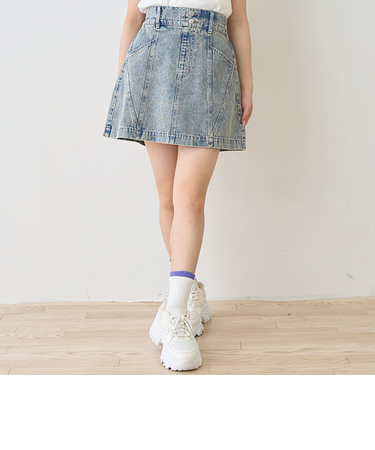オシャ見え切替えスカート