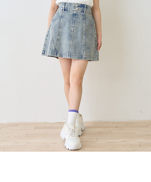 オシャ見え切替えスカート