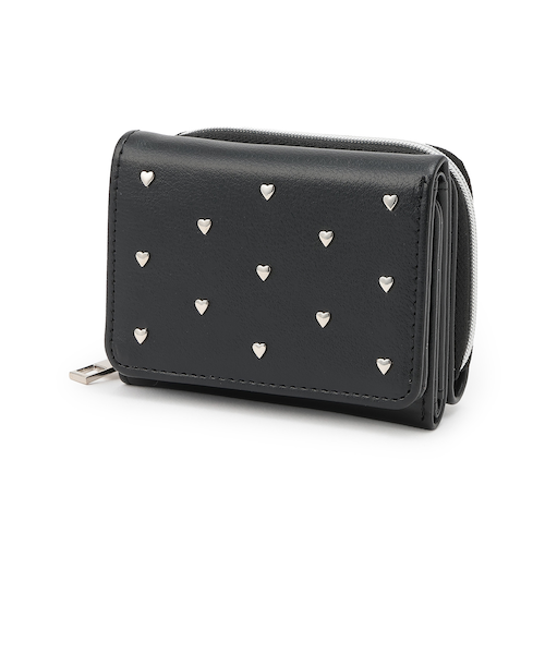 Yellow Heart スタッズ付き財布 JIMMY CHOO ジミーチュウ 財布 三つ折り Jimmy Choo NEMO ネモ